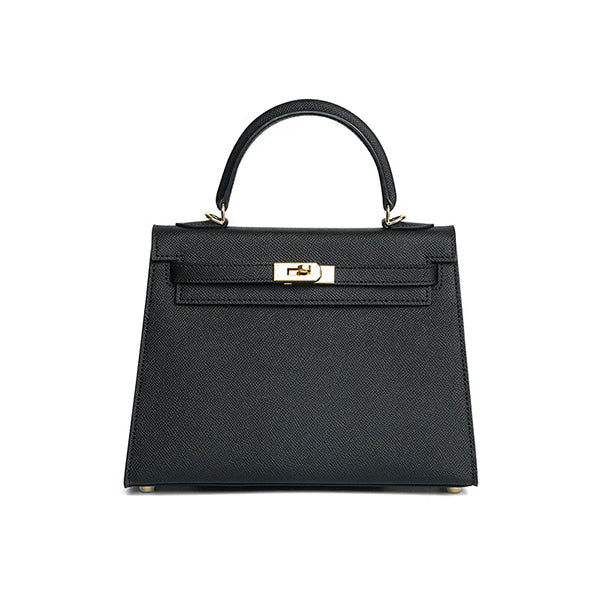 Sac à Main Cuir Femme Noir Ébène - Instant Signature - Instant Cuir