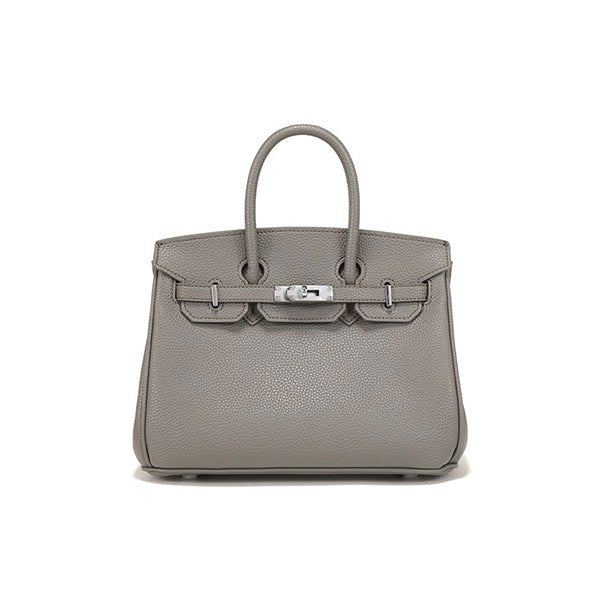 Sac à Main Cuir Femme Nuage d'Argent - Collection Prestige - Instant Cuir