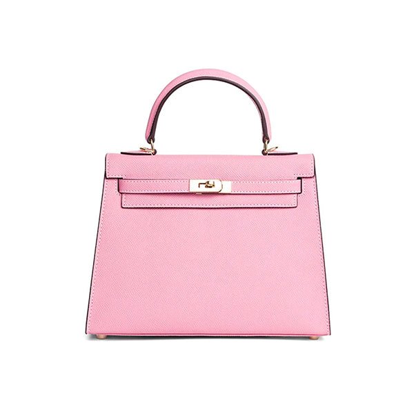 Sac à Main Cuir Femme Rose Poudrée - Instant Signature - Instant Cuir